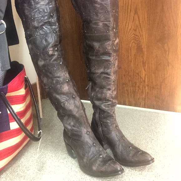 Old Gringo Shoes - Old Gringo OTK Rare Thigh Boots 9 AMAZING!